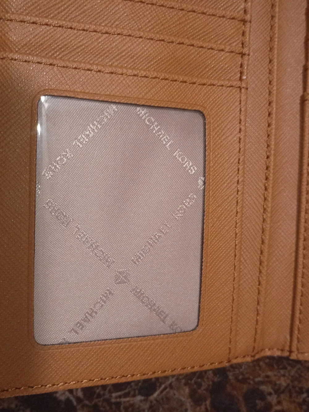 Michael Kors Brown Logo Continental Wallet